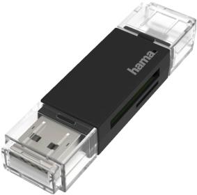 Hama - 200130 USB-OTG-Kartenl., SD/mSD, USB 2.0