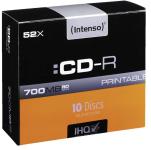 Intenso - CD-R 700MB 10er Slimcase Printable