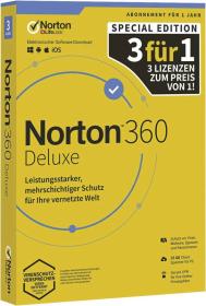 NortonLifeLock - Norton 360 Deluxe 25GB 1 User 3 Dev. 12 Mo. Lim. Lim. Edit.